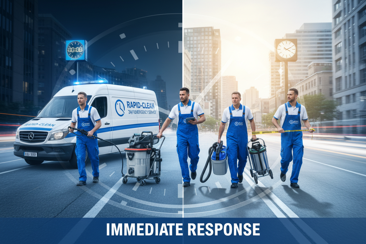 24/7 Emergency Cleaning Service | Rapid Response Team Available