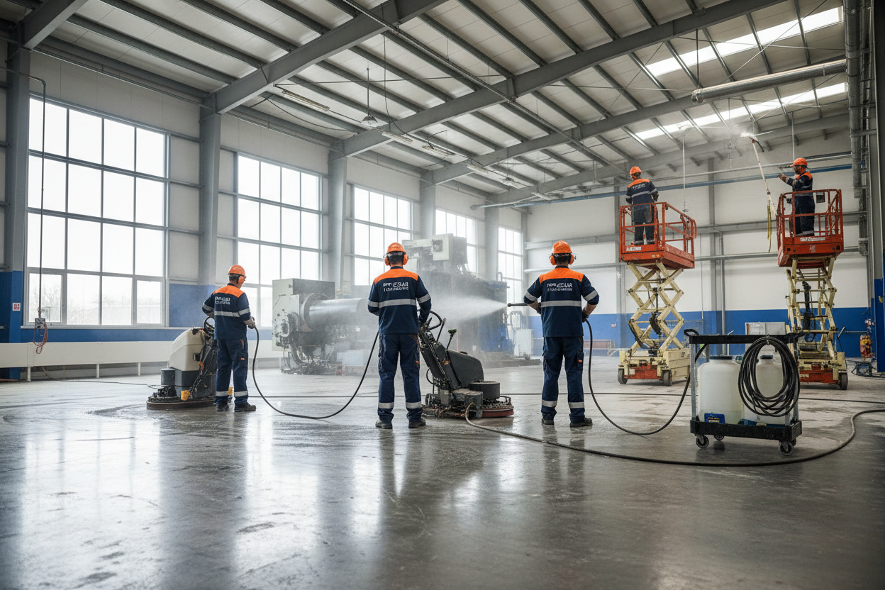 Industrial Building Cleaning Service